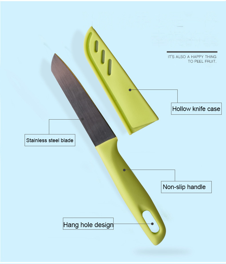 Cheap Portable Stainless Steel Knife Potato Bread Camping Cutter Fruit Vegetable Knife Household Peeling Auxiliary For Kitchen