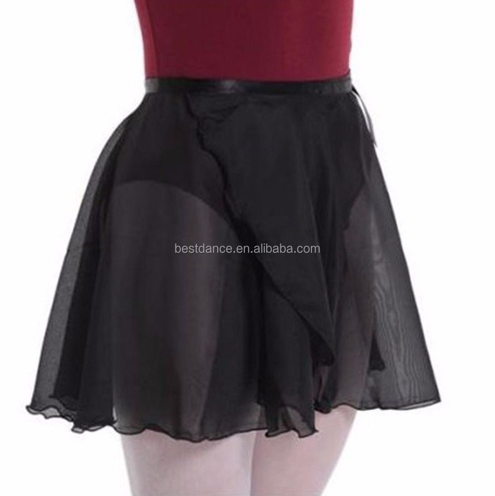 ballet dance tutu skirts women girls dancing chiffon wrap skirts