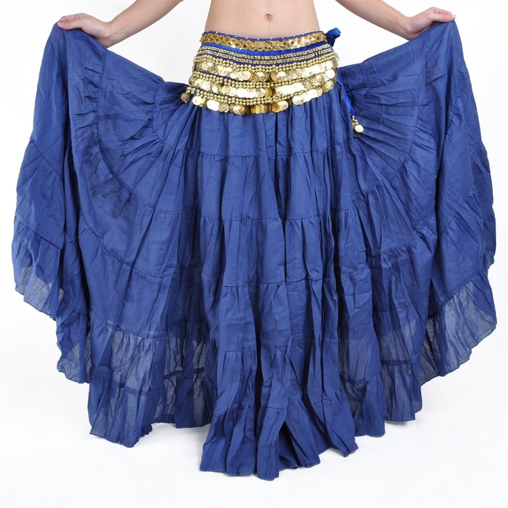 Bestdance Tribal Wave Dress Skirt Belly Dance Dancing Costume Flax Skirt Bohemia Dress 16 Colors