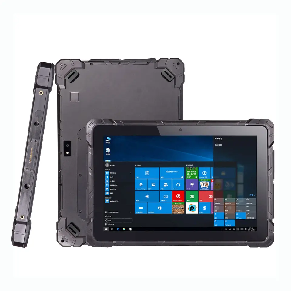 2023 Hot Sale 10.1 inch Z8350 win10 5 point touch rugged tablets 4g LTE IP67 1920*108IPS industrial tablet pc