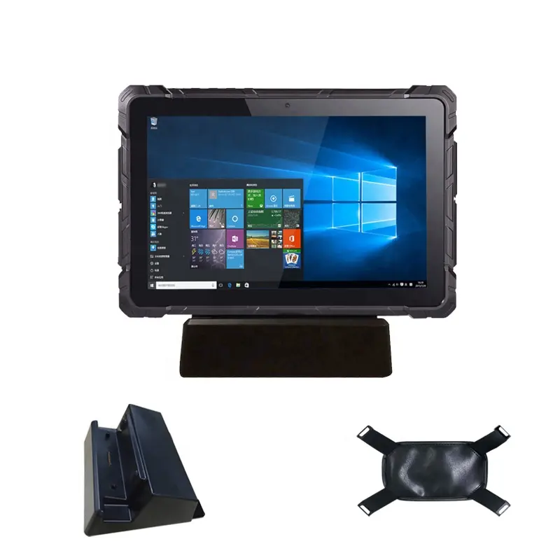 2023 Hot Sale 10.1 inch Z8350 win10 5 point touch rugged tablets 4g LTE IP67 1920*108IPS industrial tablet pc