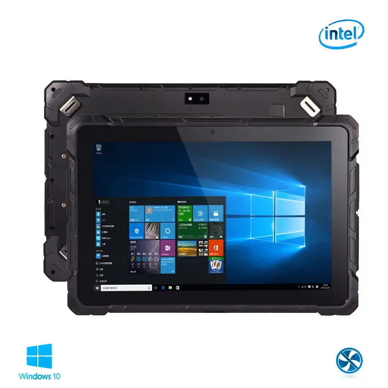 2023 Hot Sale 10.1 inch Z8350 win10 5 point touch rugged tablets 4g LTE IP67 1920*108IPS industrial tablet pc