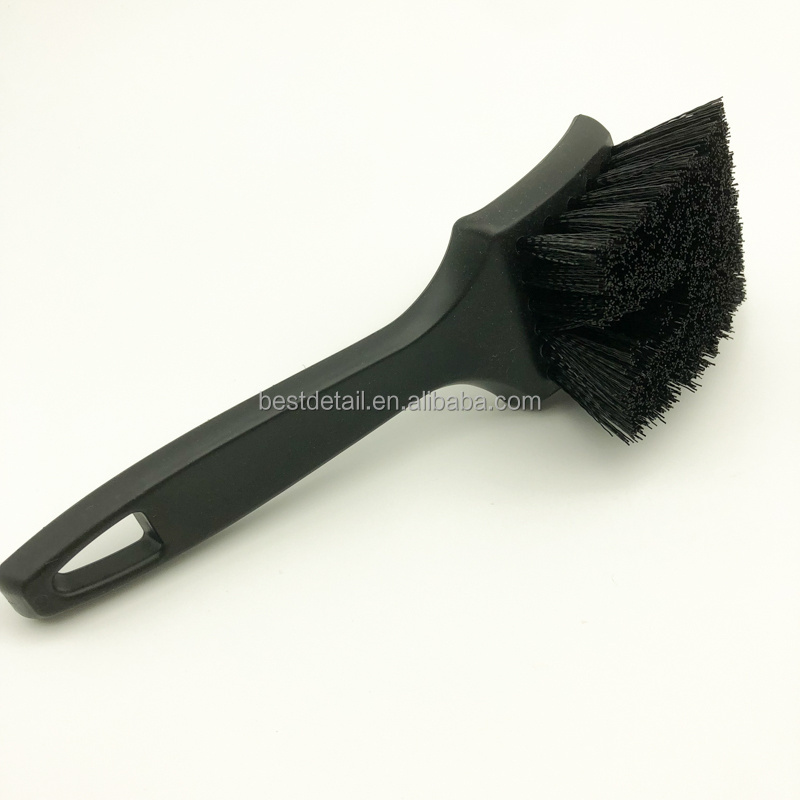 Auto Detailing Car Cleaning Wash White Nylon Wheel Tire Brush