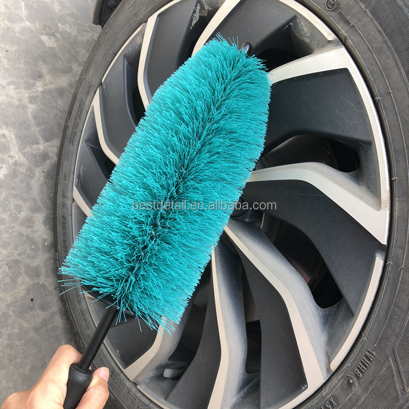 Auto Detailing Cleaning Barrel Car Wheel Brush