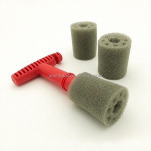 Car Exterior Accessories Wheel Fitting Cleaning Brush Removable Insert Lug Wash Nut Sponge for Auto Detailing