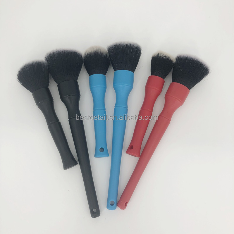 Comfortable Grip Scratch Free Car Detailing Cleaning Auto Detailing Brush Set for for Exterior Interior Panels Gauge Cluster