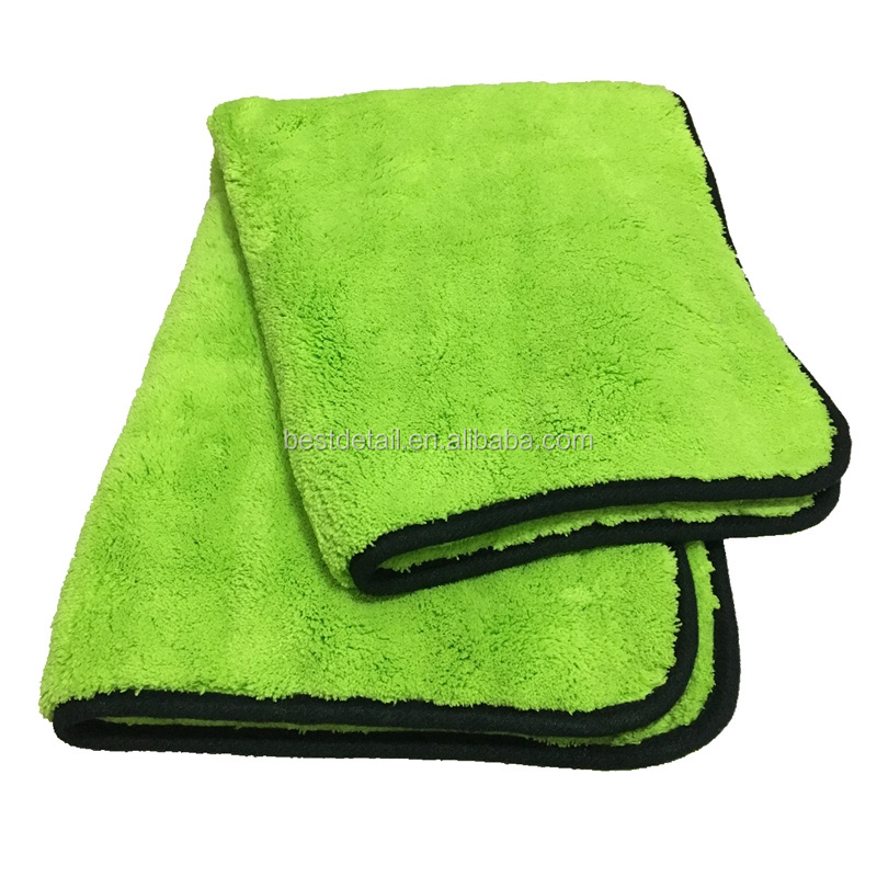 60x90 cm 900 GSM Coral Fleece Large Plush Thick Soft Microfiber Car Drying Towel for Auto Detailing Buffing Cleaning , 24x36