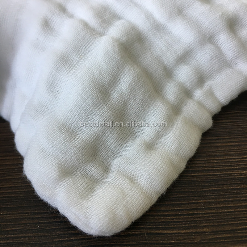 25x25cm White Thick Soft Cotton Skin Care Washcloth Face Cloth Makeup Remover Oil Facial Cleansing Muslin Cloth