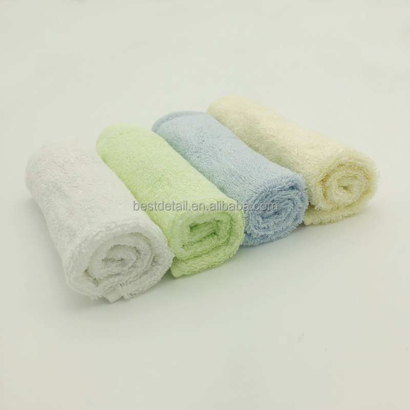 Premium Gentle Luxury Skin Care Exfoliating Bamboo Facial Washcloth Makeup Remover Towel Face Cleansing Cloth for Baby