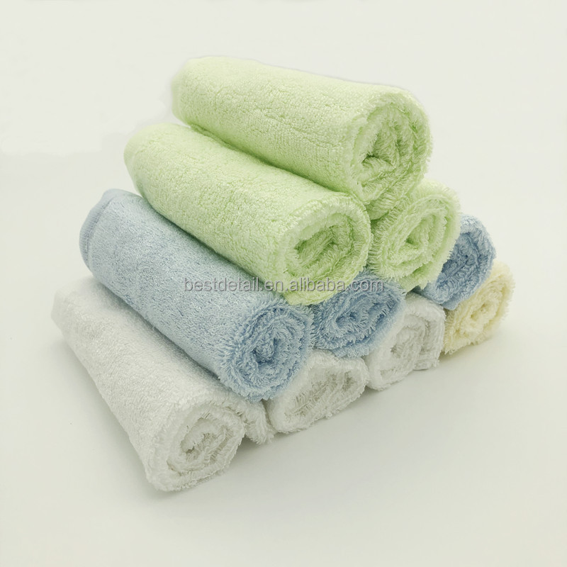 Premium Gentle Luxury Skin Care Exfoliating Bamboo Facial Washcloth Makeup Remover Towel Face Cleansing Cloth for Baby