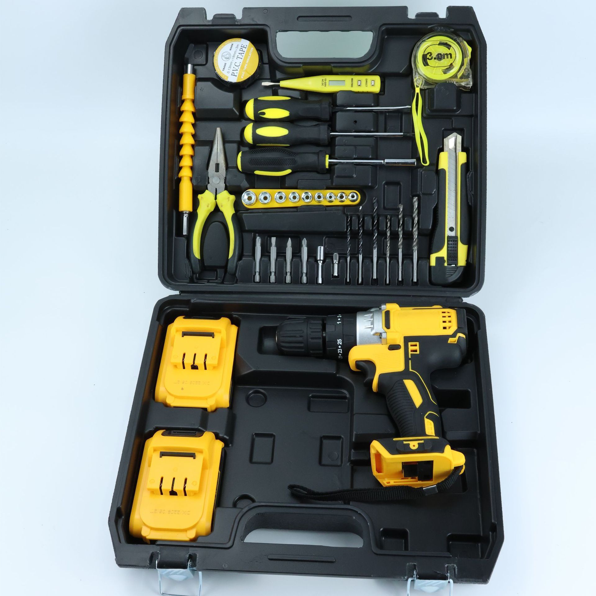 Professional portable li-lion brushless battery power craft cordless nail drill set machine coreless drill hammer