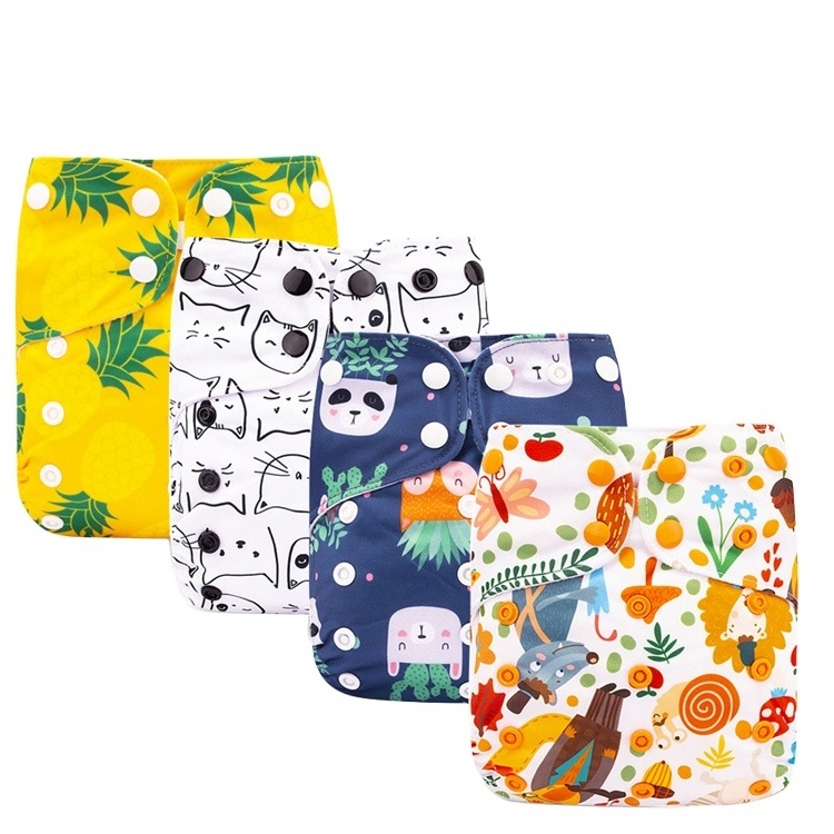 Happyflute reusable  Washable  diaper baby  Ecological Cloth  Diapers Wholesale Diapers