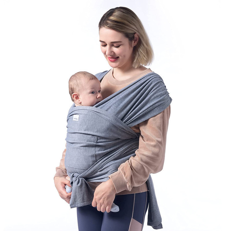 Happyflute Breathable Ergonomics Baby Carrier Portable All in 1 Stretchy Baby Sling Baby Wrap Carrier