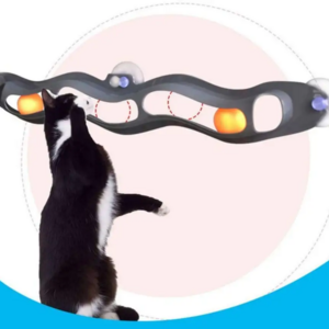 Multifunctional Scratching Sucker Track Ball Interesting Self-Healing Cat Changeable Pet Toy