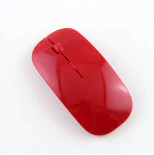 Mini Wireless Mouse Ergonomic 4 Buttons BT Mouse 2.4GHz Optical Laptop Mouse AA battery Not-rechargeable  With USB Receiver