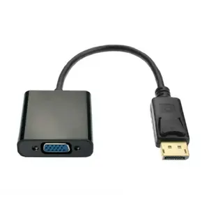 Dp To Vga Adapter For HDTV Displays  Original  Adapter Cable  Projector Or PC Computer USB Capture Card Audio Cables