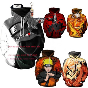 ecowalson Custom made Unisex  3D Print Pullover Hoodie Sweatshirt With Kangaroo Pocket Cosplay Anime hoodie