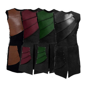 Ecoparty Men's Medieval Sleeveless Waistcoats Costume Renaissance Victorian Waistcoats Vests