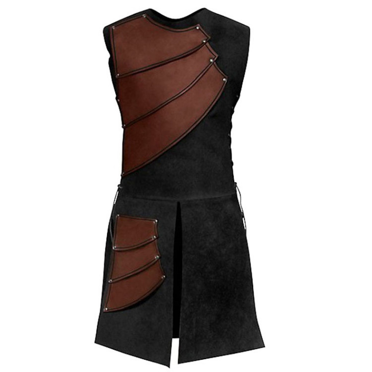 Ecoparty Men's Medieval Sleeveless Waistcoats Costume Renaissance Victorian Waistcoats Vests