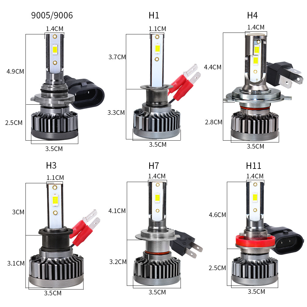 Hight Power Germany Car Brightest h11 LED Headlight High And Low Beam For toyota prius 2009-2015 h11 car led headlight bulbs