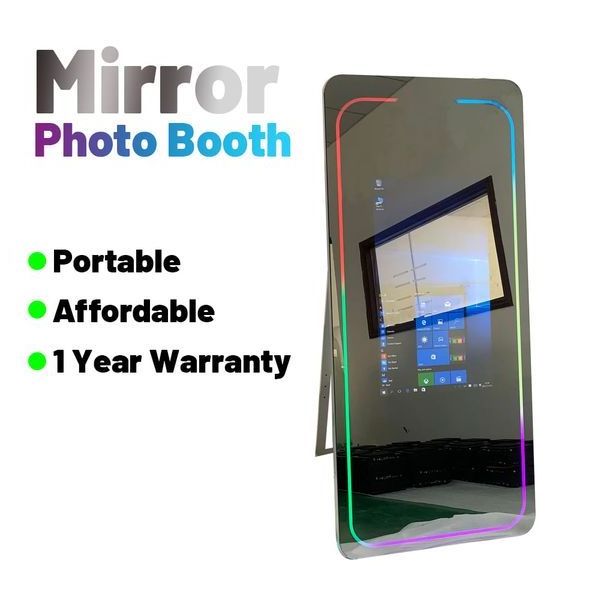 2022 Newest mirror photo booth affordable magic mirror photo booth