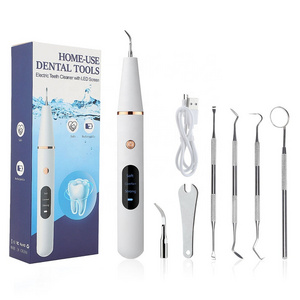 6 Models Ultrasonic Teeth Whitening Cleaner Device Plaque Remover Tool Kit Oral Hygiene Tartar Removal Dental Calculus for Teeth