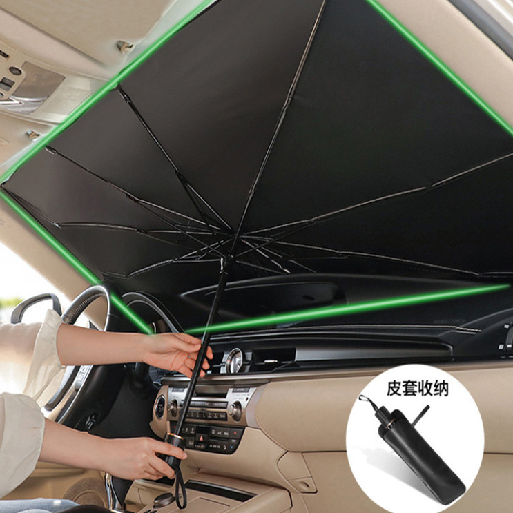 China Wholesale Sun Shade Sunscreens Foldable Car Curtains Windshield Sun Shade for Maximum UV and Sun Protection  Umbrella