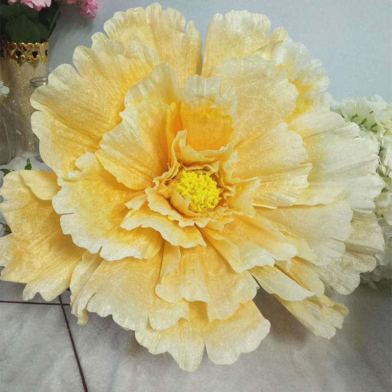 100cm artificial silk huge peony flower giant flowers for wedding decor