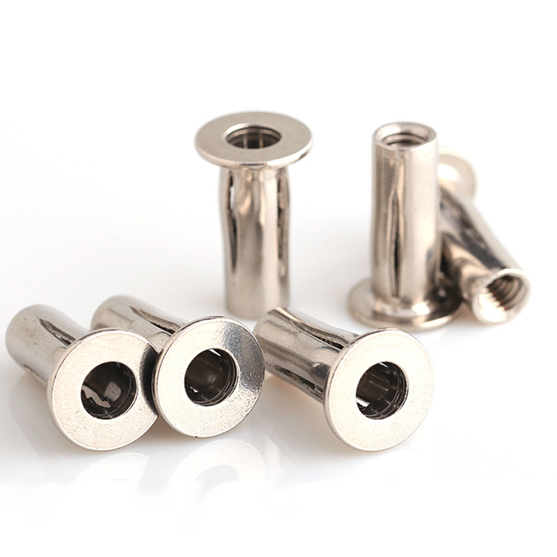 Factory Supply 1/4-20 5/16-18 stainless steel multi grip plusnut thread insert lantern rivet nut