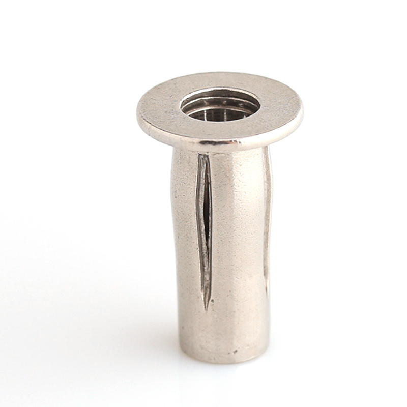 Factory Supply 1/4-20 5/16-18 stainless steel multi grip plusnut thread insert lantern rivet nut