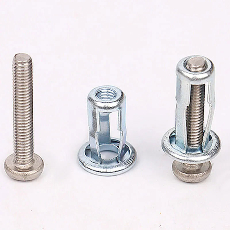 Stainless steel m8 painted screw nut jack petal metal anchor expansion thread jack nut