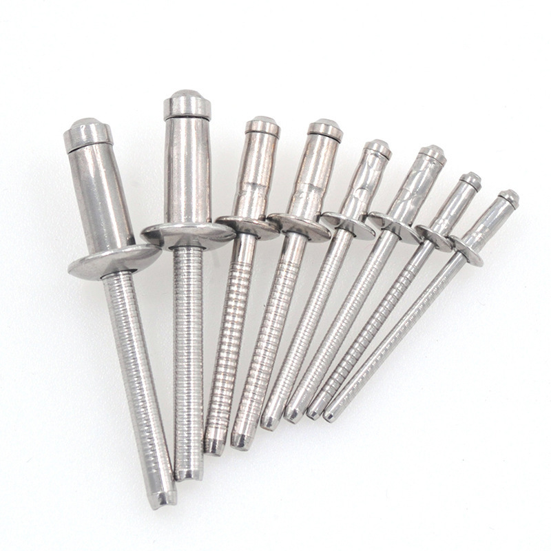 Supplier stainless steel SS304 dome round head Unique single grip pop structure blind rivet