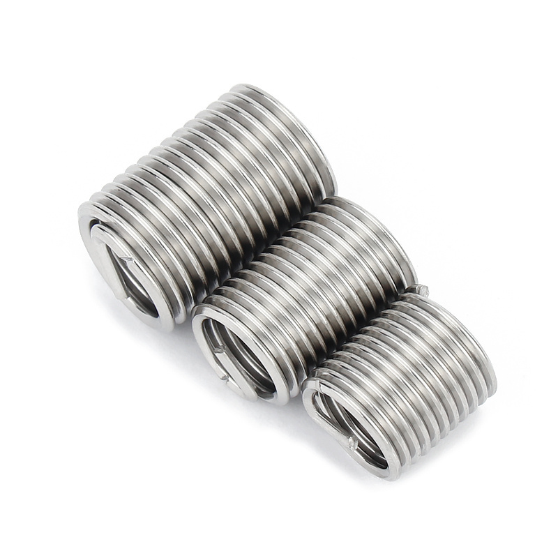 DIN8140 M5-M12 Helical Recoil Insert Stainless Steel Thread Repair tangless Wire Thread Insert