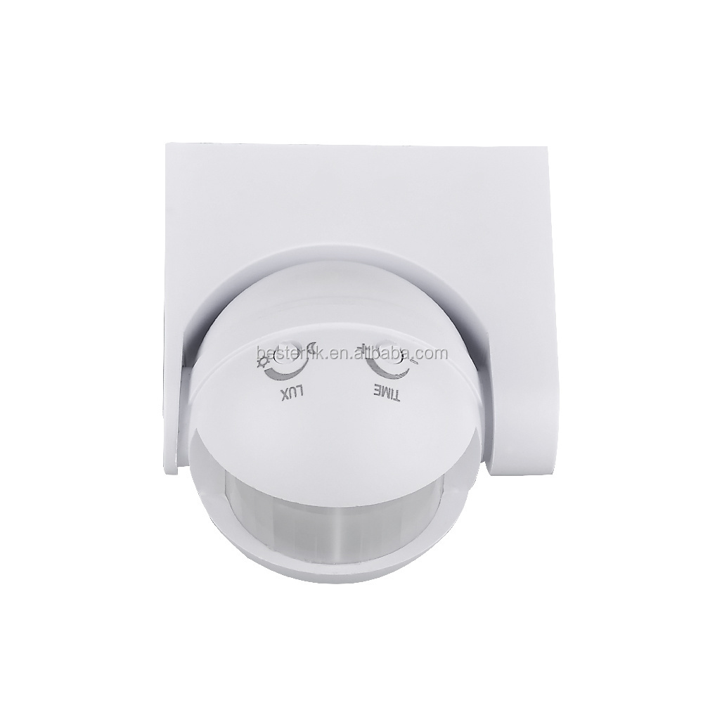 Outdoor waterproof IP65 Wall mounted time setting automatic turn on/off PIR motion sensor switch