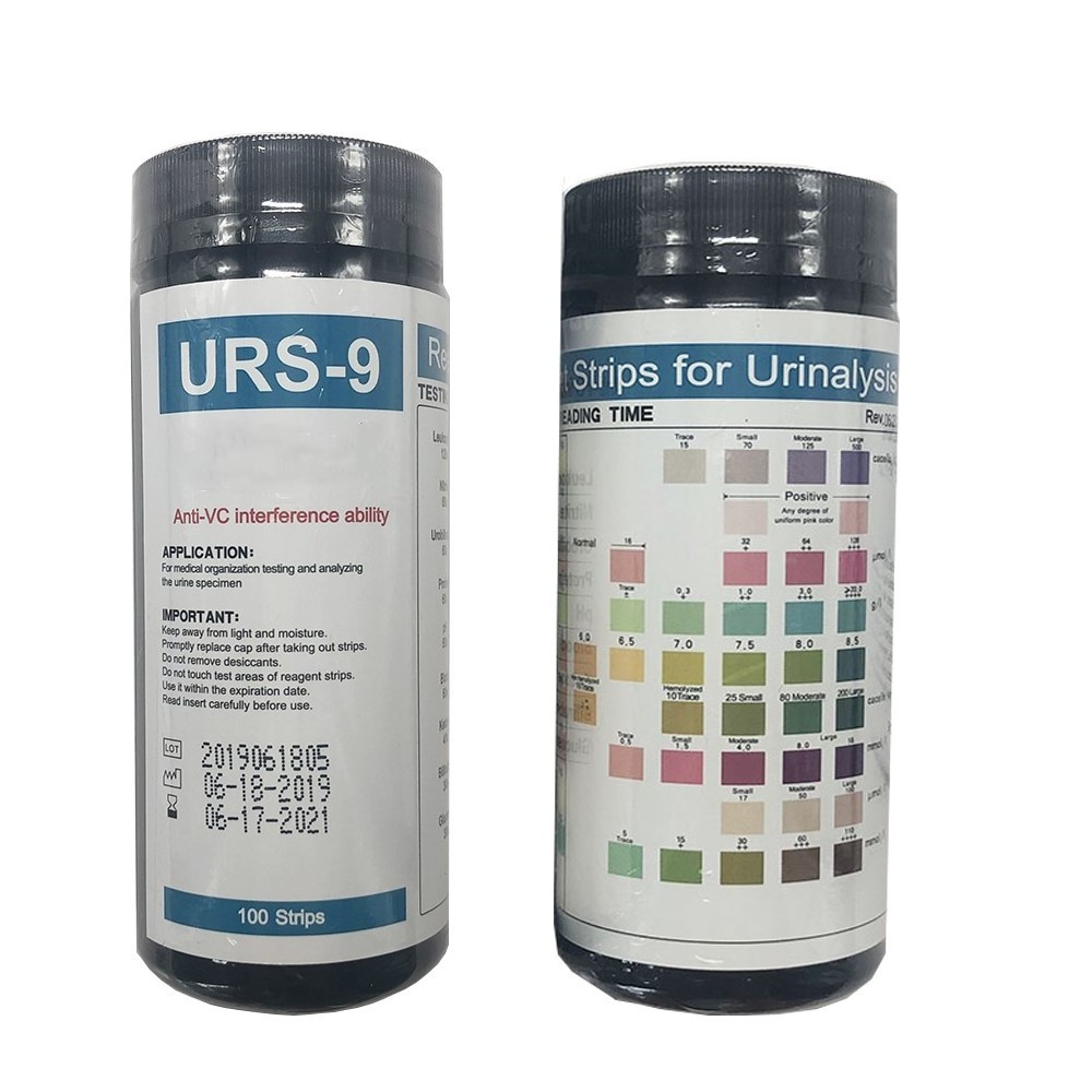 10 Parameter Urine Analyzer Adulteration Reagent Rapid Test Kit Strips for Urinalysis