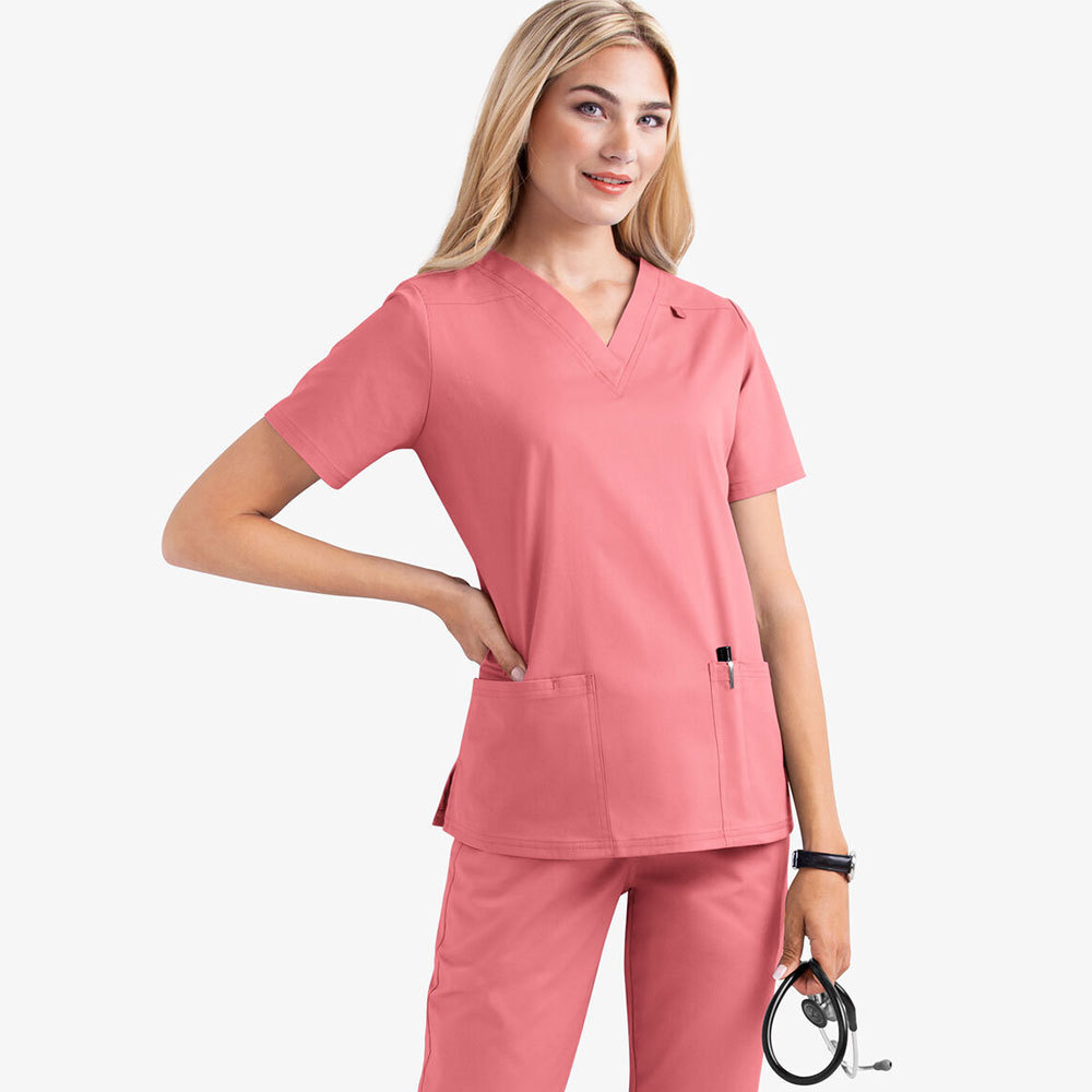 Bestex Factory Custom Scrub Anti Wrinkle Hospital Uniform Jacket Stretch Nursing Uniforms Medical Scrubs Jackets Nurse Sets