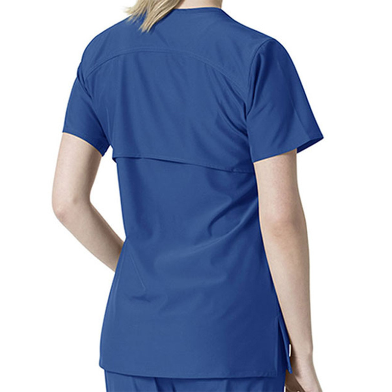 High Quality Fashionable V Neck Hospital Staff Uniform Nursing Medical Scrubs