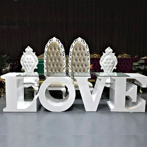 Luxury Acrylic PVC LOVE LETTER TABLE for Wedding Event