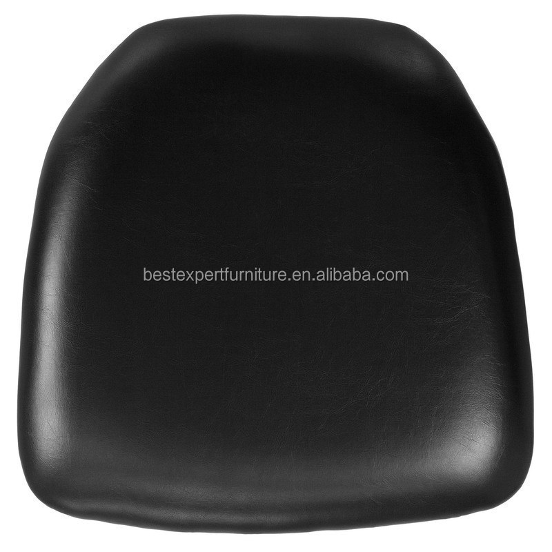 Hard PU Leather High Density Banquet Seat Pad Chiavari Chair Cushion