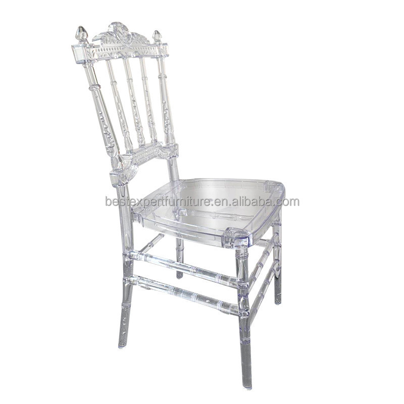 Cheap Price Strong Crown Crystal Tiffany Chair For Wedding and Events