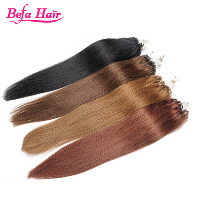 Befa Hair Beautiful Style Human Hair Brazilian Micro Ring Loop Hair Extensions