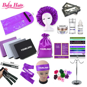 2022 Luxury private label human hair wig box bundle hair extension packaging For Gift,hair accessories gift box