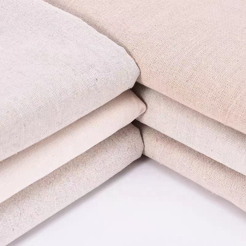 Wholesale  eco friendly fabric organic cooling light and breathable 85%bamboo15% linen fabric for bedding line