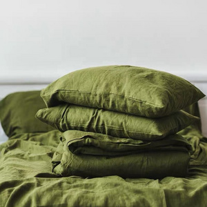 Wholesale  eco friendly fabric organic cooling light and breathable 85%bamboo15% linen fabric for bedding line