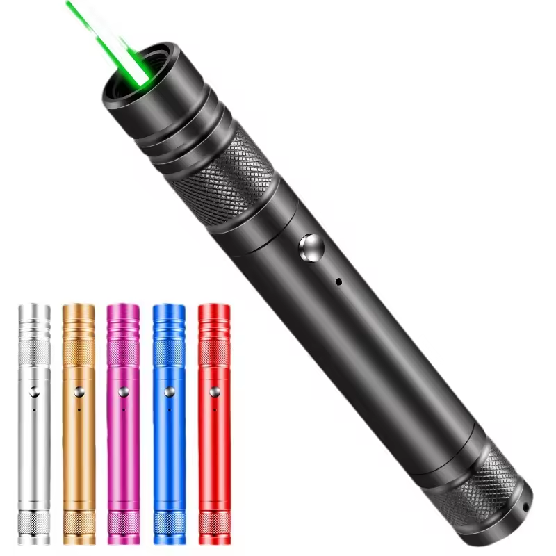 Rechargeable Laser Green Laser Pointer Pen Astronomy Visible Beam Light Long-Range High-Power Laser Pointer Adjustable Mode