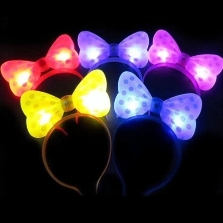 Rabbit Ears Headgear Cat Ears Stalls Supply Hot Toys Wholesale Small Gifts Christmas Light Headband