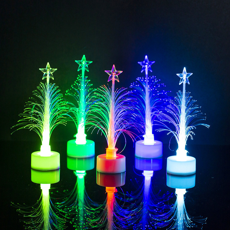 Creative Children'S Luminous Toys New Holiday Product Colorful Night Lights Fiber Optic Christmas Tree