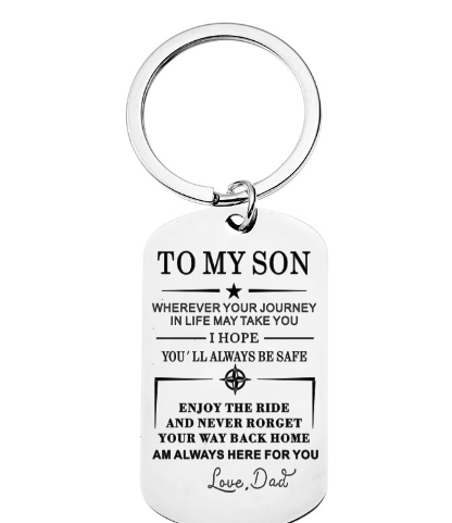 New Keychain Sister Friend Goddaughter Son Birthday Gift Remember Whose Straighten Your Crown Key chain Inspirational Keychain