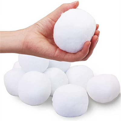 Wholesale Christmas Decoration Simulated Christmas snowball Children's Indoor Snowball Fight Plush Toys