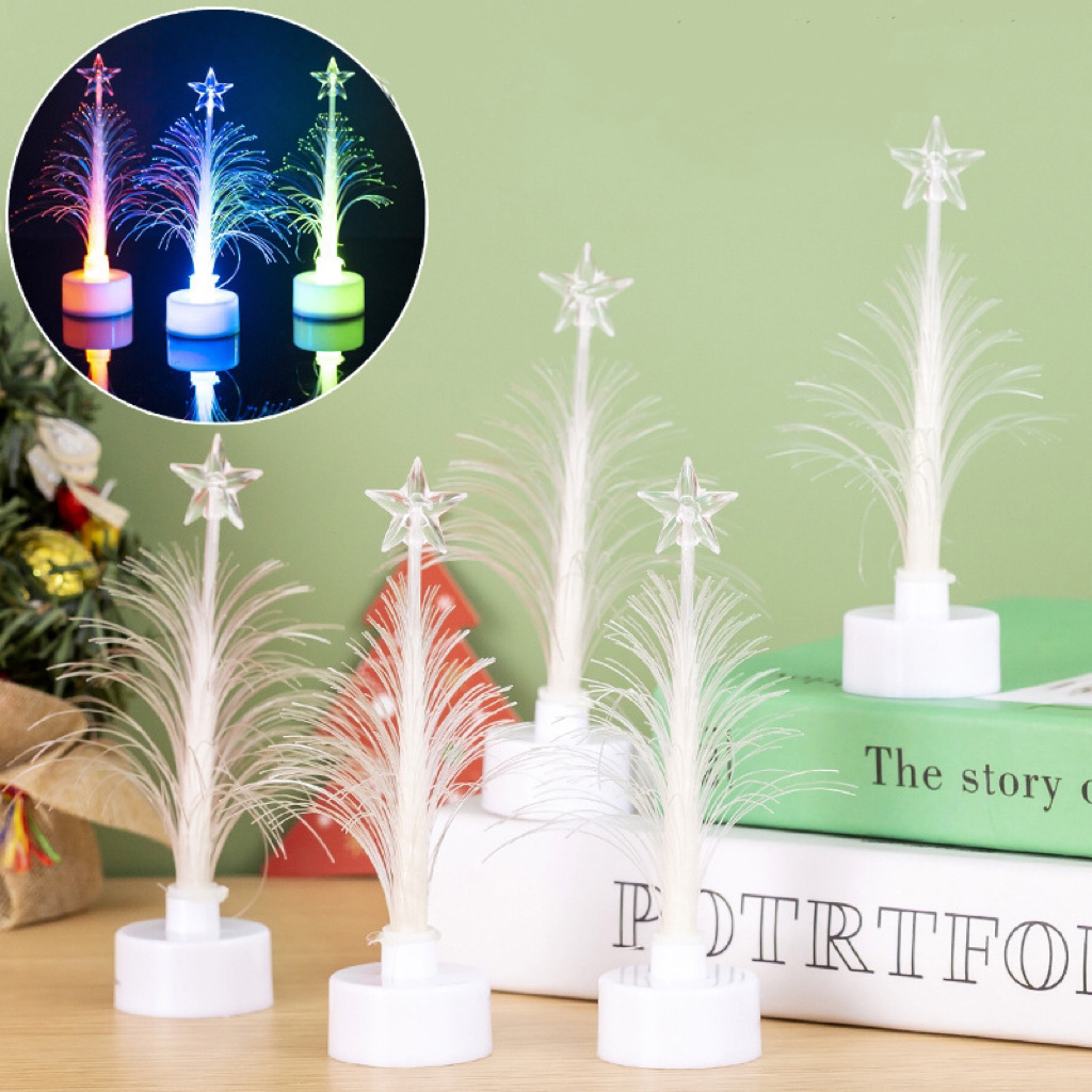 Creative Children'S Luminous Toys New Holiday Product Colorful Night Lights Fiber Optic Christmas Tree